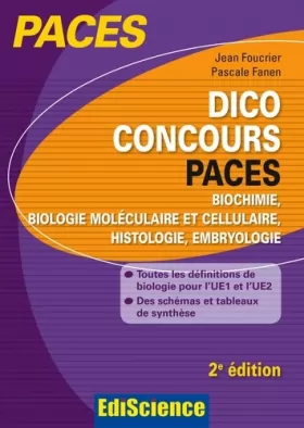Couverture du produit · Dico Concours PACES - 2e ed.
