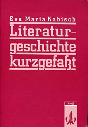 Couverture du produit · Literaturgeschichte kurzgefaßt