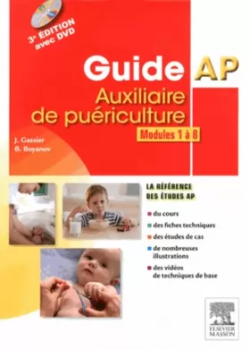 Couverture du produit · Guide AP - Auxiliaire de puériculture - Modules 1 à 8 du DEAP 7E
