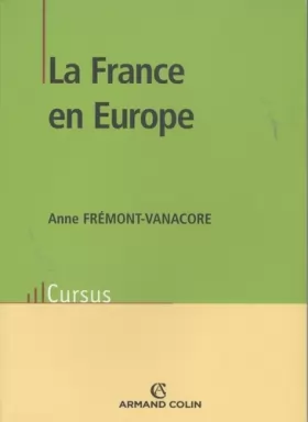 Couverture du produit · La France en Europe