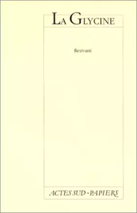 Couverture du produit · Glycine
