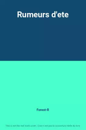 Couverture du produit · Rumeurs d'ete