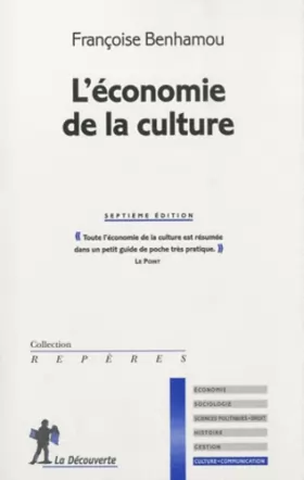Couverture du produit · L'économie de la culture