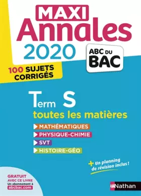 Couverture du produit · Maxi-annales ABC du Bac 2020 - Terminale S (23)