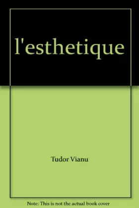 Couverture du produit · L'esthetique