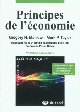 Couverture du produit · Principes de l'économie : Adaptation européenne