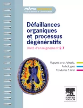 Couverture du produit · Défaillances organiques et processus dégénératifs: Unité d'enseignement 2.7