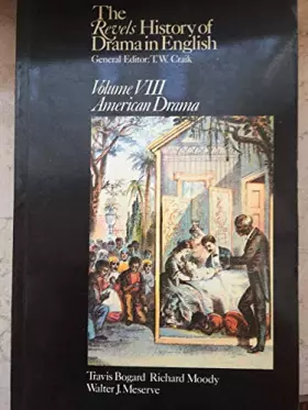 Couverture du produit · The Revels History of Drama in English, Volume VIII: American Drama