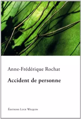 Couverture du produit · Accident de personne