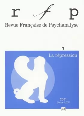Couverture du produit · RFP 2001, t. 65, n° 1: La répression