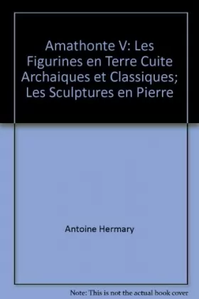 Couverture du produit · Amathonte V: Les Figurines en Terre Cuite Archaiques et Classiques Les Sculptures en Pierre