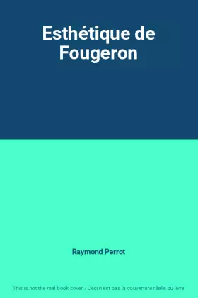 Couverture du produit · Esthétique de Fougeron