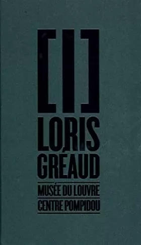 Couverture du produit · Loris Greaud: [I]