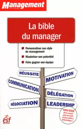 Couverture du produit · La bible du manager