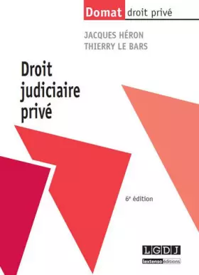 Couverture du produit · Droit judiciaire privé, 6ème Ed.