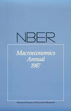 Couverture du produit · NBER Macroeconomics Annual 1987