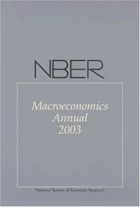 Couverture du produit · NBER Macroeconomics Annual 2003