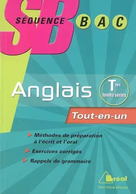 Couverture du produit · Anglais terminales toutes séries: tout en un
