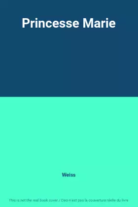 Couverture du produit · Princesse Marie