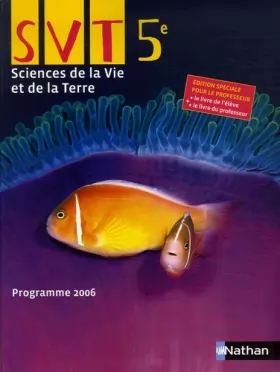 Couverture du produit · Sciences de la Vie et de la Terre 5e : Programme 2006
