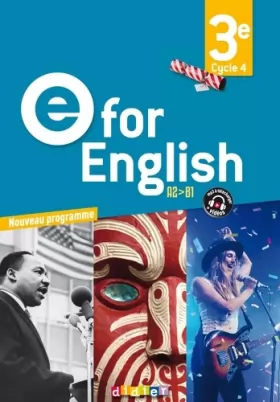 Couverture du produit · E for English 3e (éd. 2017) - Livre