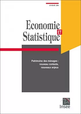 Couverture du produit · Economie et statistique n° 472-473