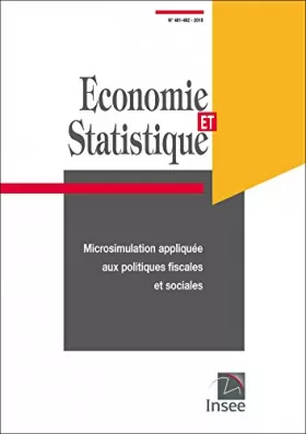 Couverture du produit · Économie et Statistique N°481-482