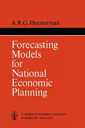 Couverture du produit · Forecasting Models for National Economic Planning