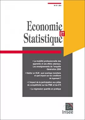 Couverture du produit · Economie et statistique N°471