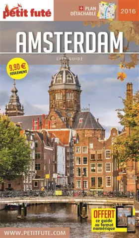 Couverture du produit · amsterdam 2016 petit fute: PLAN + OFFRE NUMERIQUE