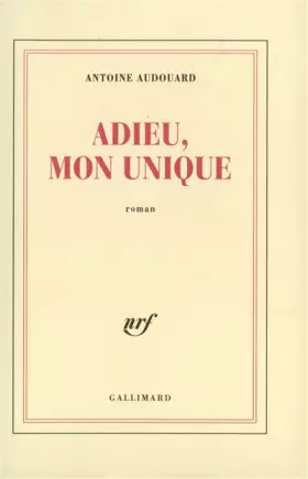 Couverture du produit · Adieu, mon unique