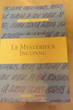 Couverture du produit · Le mysterieux inconnu