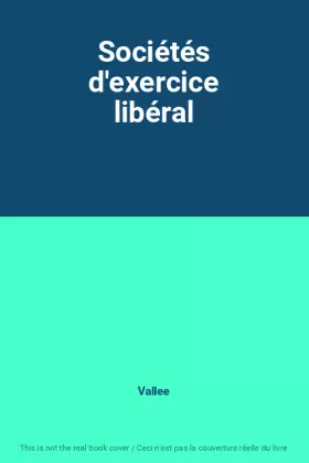 Couverture du produit · Sociétés d'exercice libéral