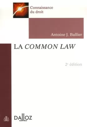 Couverture du produit · La common law