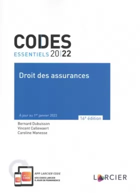 Couverture du produit · Code essentiel - Droit des assurances