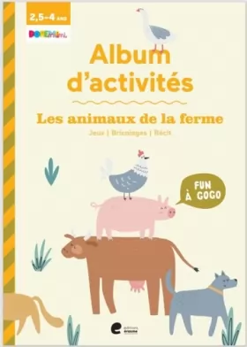 Couverture du produit · Les animaux de la ferme: Album d'activités