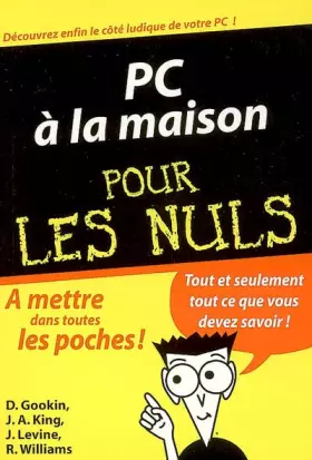Couverture du produit · PC A LA MAISON POC PR NULS