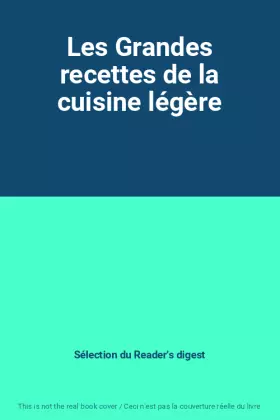 Couverture du produit · Les Grandes recettes de la cuisine légère