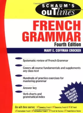 Couverture du produit · Schaum's Outline of French Grammar