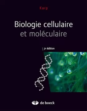 Couverture du produit · Biologie cellulaire et moléculaire