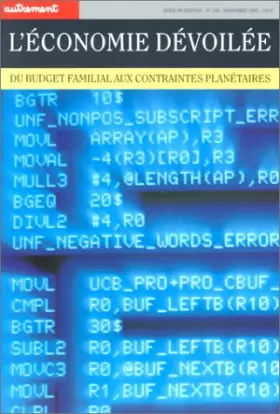 Couverture du produit · L'Economie dévoilée, du budget familial aux contraintes planétaires