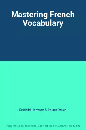 Couverture du produit · Mastering French Vocabulary