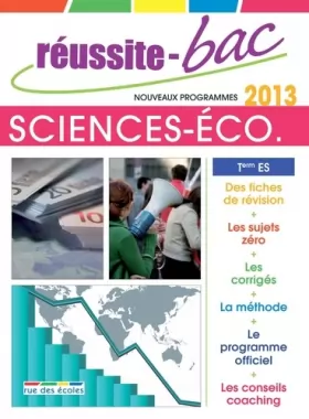 Couverture du produit · Réussite-Bac 2013 Sciences Economique et sociales Term ES : oblig et spec