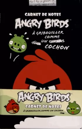 Couverture du produit · Carnet de notes Angry birds