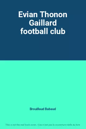 Couverture du produit · Evian Thonon Gaillard football club