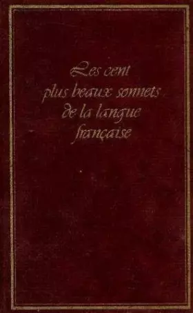 Couverture du produit · Les cent plus beaux sonnets de la langue française