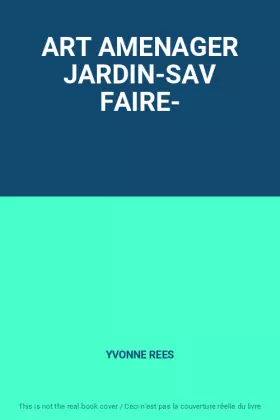 Couverture du produit · ART AMENAGER JARDIN-SAV FAIRE-