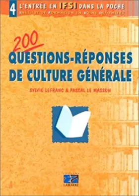 Couverture du produit · 200 QUESTIONS-REPONSES DE CULTURE GENERALE
