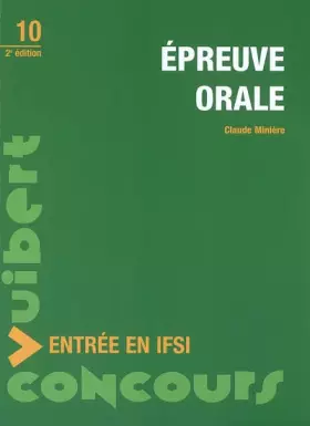 Couverture du produit · Epreuve orale entrée en IFSI