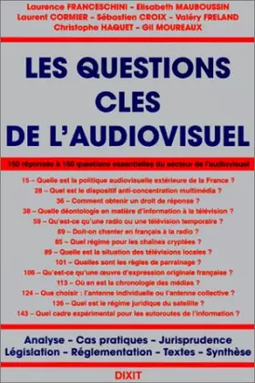 Couverture du produit · Les Questions clés de l'audiovisuel